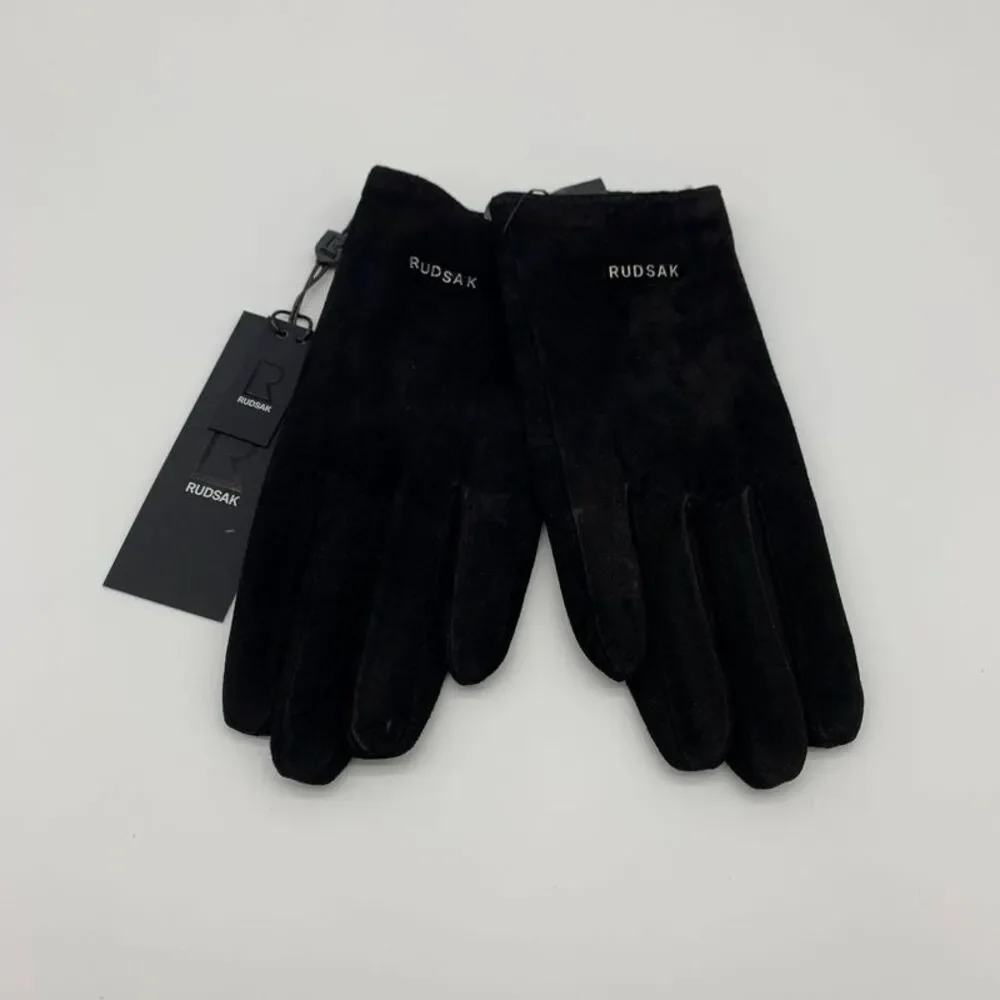 RUDSAK Black Suede Women's Gloves